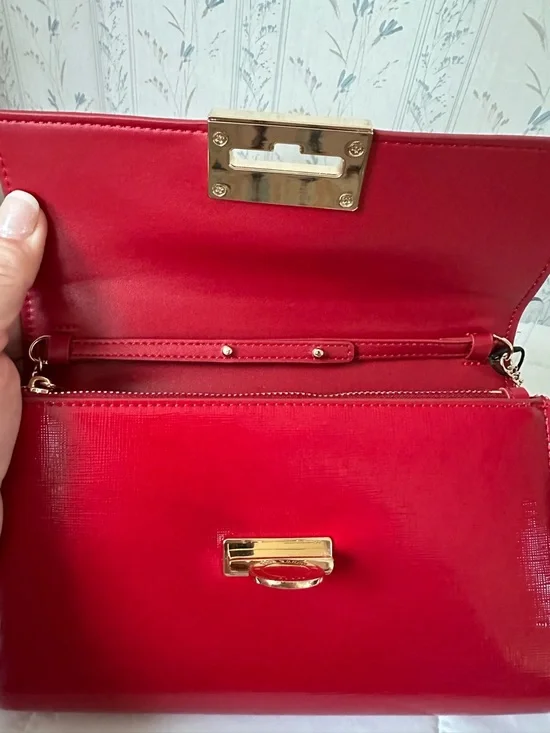Ted Baker Red Clutch Crossbody - Picture 10 of 13